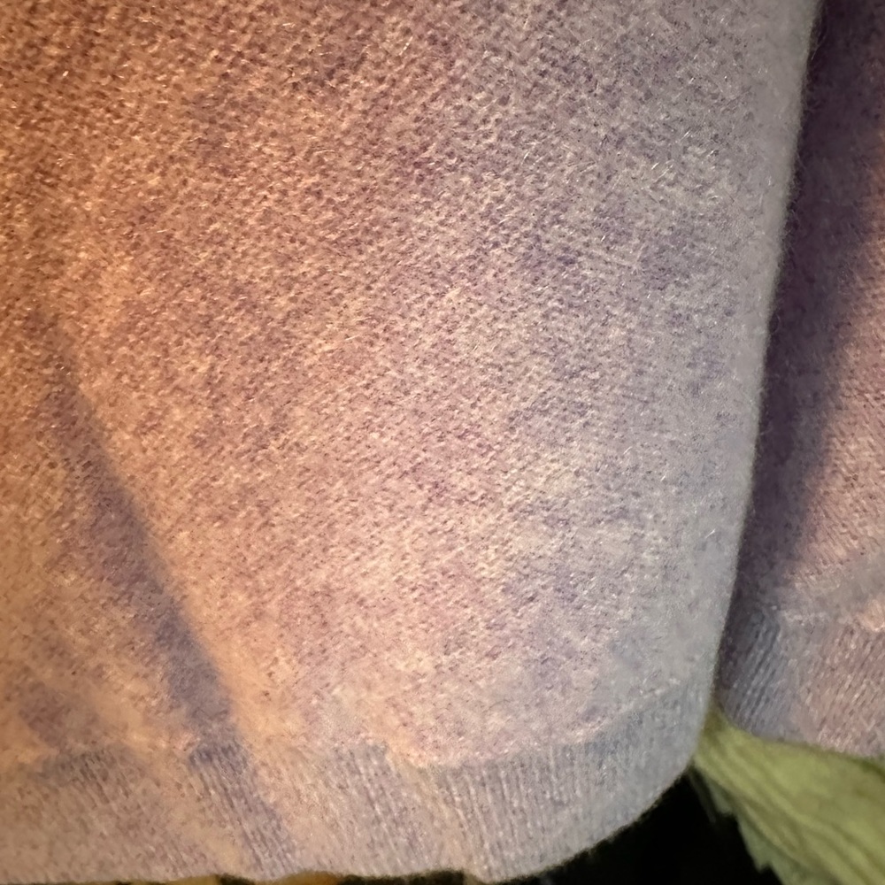 Free people, cashmere ottoman tunic, new with tags lavender size L - Picture 10 of 11